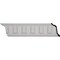 Ekena Millwork SAMPLE - 8 1/2"H x 5"P x 9 7/8"F x 12"L, (5 7/8" Repeat), Nouveau Crown Moulding SAMPLE-MLD08X05X09NO - alternate 1